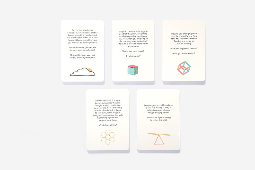 Juego de Cartas Preguntas Filosóficas para Mentes Curiosas