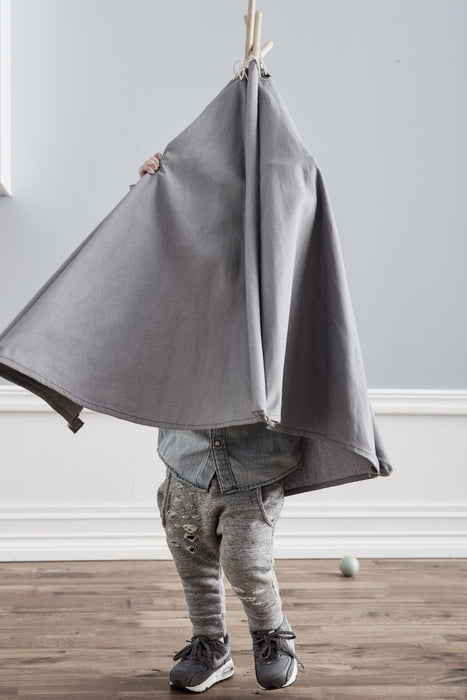 Kids Concept - Mini Tipi Tent Grey - Small - Daily Mind