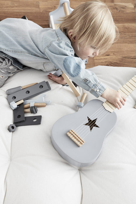 Guitar Grey Wooden Toy - Daily Mind