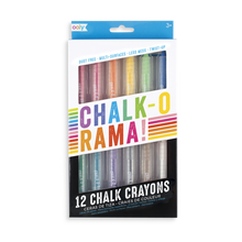 OOLY Chalk-O-Rama Dustless Chalks Sticks - Set of 12