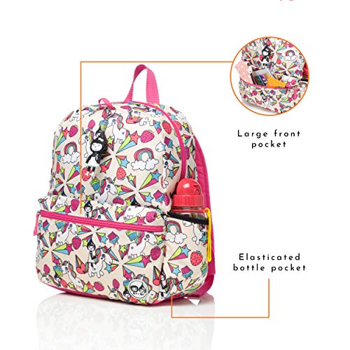 Pink Unicorn Kids Backpack Zip and Zoe with a Harness Babymel