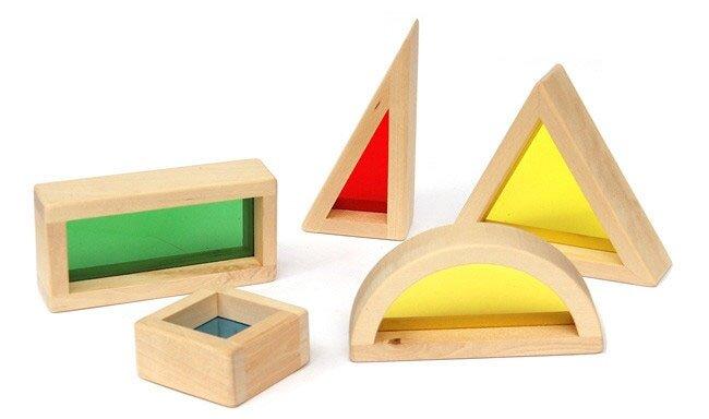 Big Sensory Wooden Blocks. Set of 16 - Daily Mind