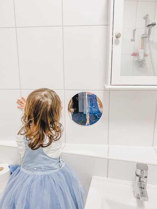 Wash Hands Mirror for Kids - Daily Mind