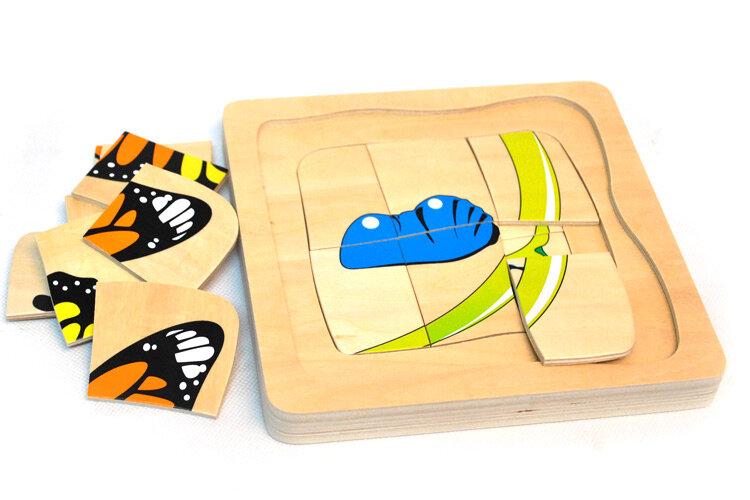 Butterfly Circle of Life Wooden Puzzle - Daily Mind